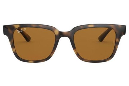 Okulary przeciwsłoneczne Ray-Ban RB4323 710/83 Polarized Kwadratowe Havana