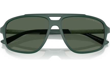 Слънчеви очила Emporio Armani EA4236U 619071 Квадратни Зелена