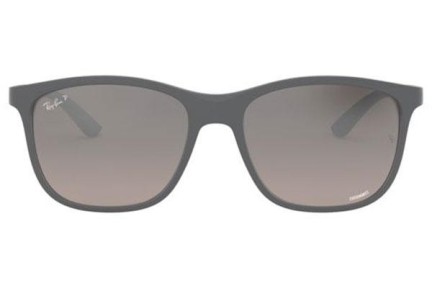 Okulary przeciwsłoneczne Ray-Ban Chromance Chromance Collection RB4330CH 60175J Polarized Kwadratowe Szare