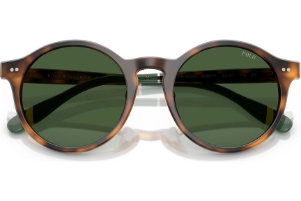 Okulary przeciwsłoneczne Polo Ralph Lauren PH4204U 608971 Okrągłe Havana