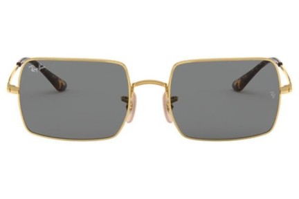 Okulary przeciwsłoneczne Ray-Ban Rectangle RB1969 9150B1 Kwadratowe Złote