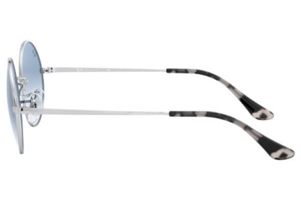 Okulary przeciwsłoneczne Ray-Ban Oval RB1970 91493F Okrągłe Srebrne