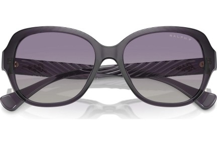 Okulary przeciwsłoneczne Ralph Lauren RA5316U 61588J Polarized Oversize Fioletowe