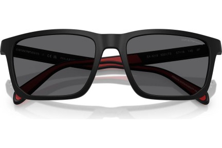 Слънчеви очила Emporio Armani EA4219 5001T3 Polarized Квадратни Черна