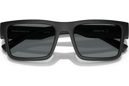 Okulary przeciwsłoneczne Arnette AN4344 290081 Polarized Kwadratowe Czarne