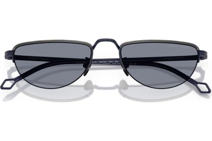 Слънчеви очила Giorgio Armani AR6166J 334219 Flat Top Синя