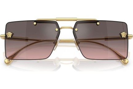 Okulary przeciwsłoneczne Versace VE2245 100258 Prostokątne Złote