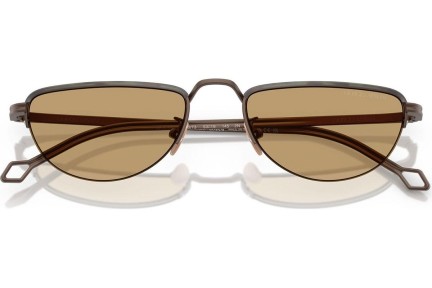 Слънчеви очила Giorgio Armani AR6166J 300673 Flat Top Кафява