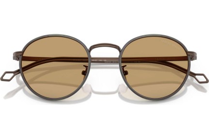 Слънчеви очила Giorgio Armani AR6163J 300673 Заоблени Кафява