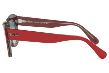 Okulary przeciwsłoneczne Ray-Ban State Street RB2186 12963M Kwadratowe Czerwone