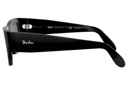 Okulary przeciwsłoneczne Ray-Ban Wayfarer Nomad RB2187 901/58 Polarized Kwadratowe Czarne