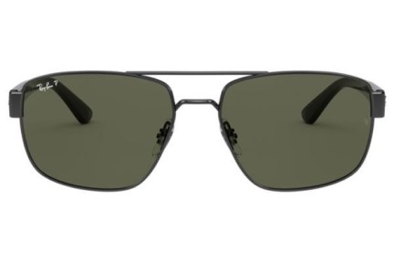 Okulary przeciwsłoneczne Ray-Ban RB3663 004/58 Polarized Kwadratowe Srebrne