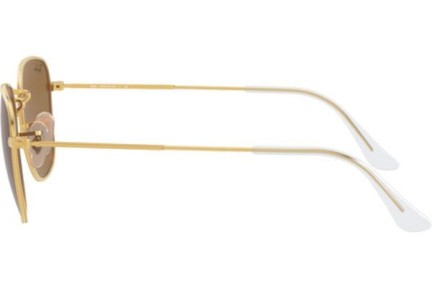Okulary przeciwsłoneczne Ray-Ban Frank RB3857 919633 Kwadratowe Złote