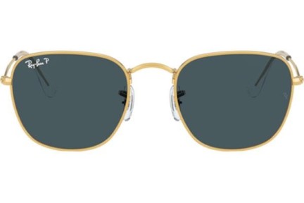 Okulary przeciwsłoneczne Ray-Ban Frank RB3857 9196S2 Polarized Kwadratowe Złote