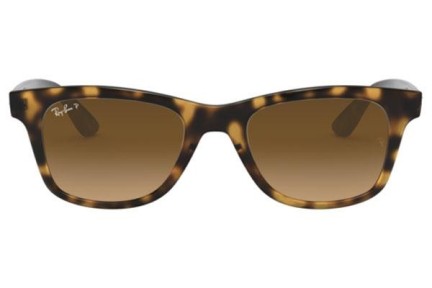 Zonnebril Ray-Ban RB4640 710/M2 Polarized Vierkant Havana