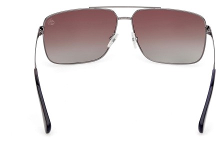 Слънчеви очила Timberland TB00030 06H Polarized Пилотни Сребърна