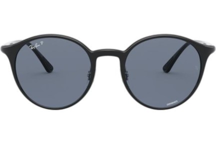Okulary przeciwsłoneczne Ray-Ban Chromance Collection RB4336CH 601/BA Polarized Okrągłe Czarne