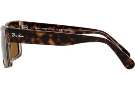Okulary przeciwsłoneczne Ray-Ban Inverness RB2191 129257 Polarized Kwadratowe Havana