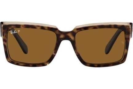 Okulary przeciwsłoneczne Ray-Ban Inverness RB2191 129257 Polarized Kwadratowe Havana