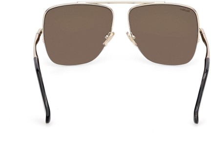 Слънчеви очила Max Mara MM0121 32N Пилотни Златна