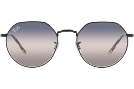Okulary przeciwsłoneczne Ray-Ban Jack RB3565 002/GE Okrągłe Czarne