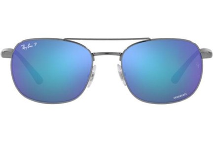 Okulary przeciwsłoneczne Ray-Ban Chromance Collection RB3670CH 004/4L Polarized Kwadratowe Szare