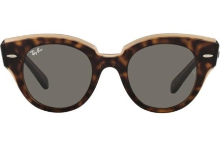 Okulary przeciwsłoneczne Ray-Ban Roundabout RB2192 1292B1 Okrągłe Havana