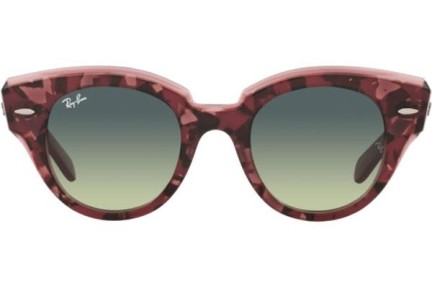 Okulary przeciwsłoneczne Ray-Ban Roundabout RB2192 1323BH Okrągłe Havana