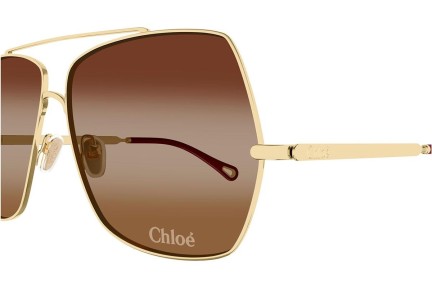 Слънчеви очила Chloe CH0278S 001 Квадратни Златна