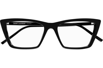 Okulary korekcyjne Saint Laurent SL737MICATHINOPT 001 Kocie oczy Czarne