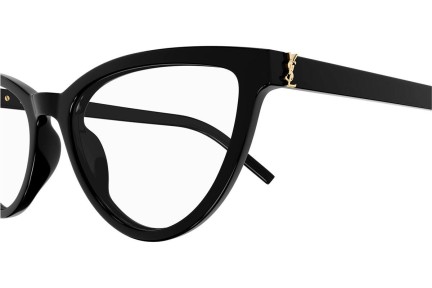 Okulary korekcyjne Saint Laurent SLM138 001 Kocie oczy Czarne