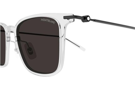 Okulary przeciwsłoneczne Mont Blanc MB0354S 003 Kwadratowe Przezroczyste