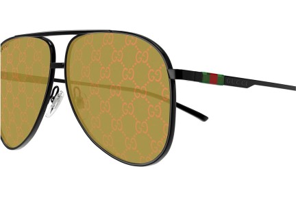 Okulary przeciwsłoneczne Gucci GG1677S 005 Pilotki (Aviator) Czarne