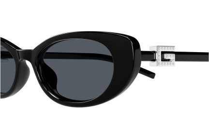 Okulary przeciwsłoneczne Gucci GG1680S 002 Owalne Czarne