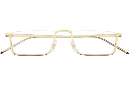 Okulary korekcyjne Mont Blanc MB0370O 001 Prostokątne Złote