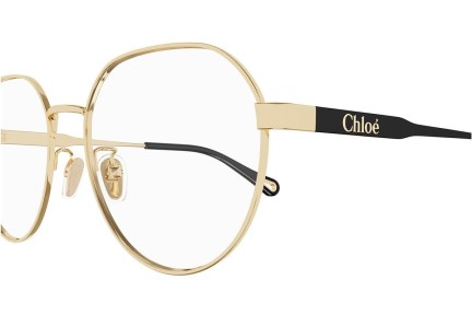 Очила Chloe CH0275OA 001 Заоблени Златна