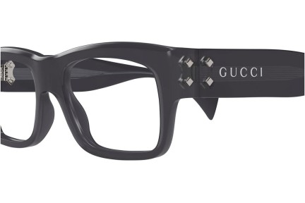 Okulary korekcyjne Gucci GG1707O 008 Kwadratowe Szare