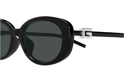 Okulary przeciwsłoneczne Gucci GG1684SA 002 Owalne Czarne