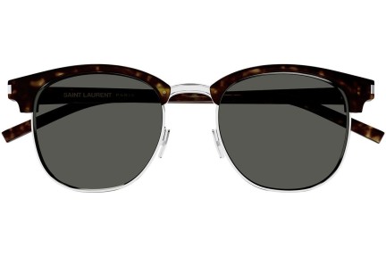 Okulary przeciwsłoneczne Saint Laurent SL108 015 Browline Havana