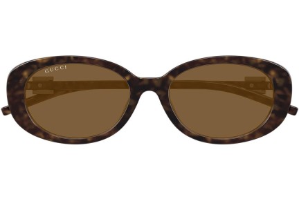 Слънчеви очила Gucci GG1684SA 004 Овални Хавана