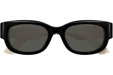 Okulary przeciwsłoneczne Gucci GG1667SK 001 Kwadratowe Czarne