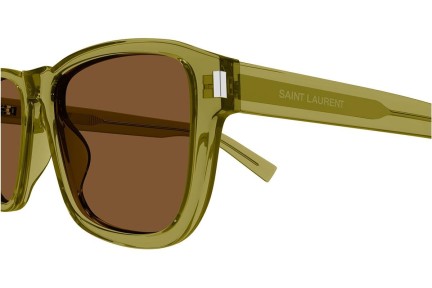 Слънчеви очила Saint Laurent SL710 005 Квадратни Зелена