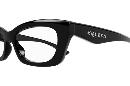 Очила Alexander McQueen AM0474O 001 Правоъгълни Черна