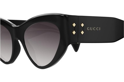 Слънчеви очила Gucci GG1704S 001 Око на котка Черна