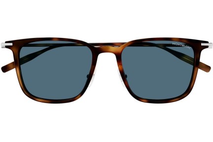 Okulary przeciwsłoneczne Mont Blanc MB0354S 004 Kwadratowe Havana