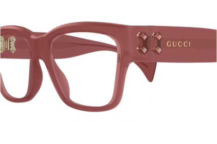 Очила Gucci GG1705O 003 Квадратни Розова