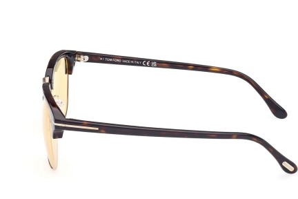 Ochelari de soare Tom Ford Henry FT0248 52E Browline Havana