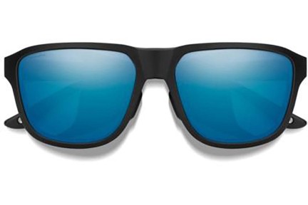 Okulary przeciwsłoneczne Smith EMBARK 01T/QG Polarized Kwadratowe Czarne