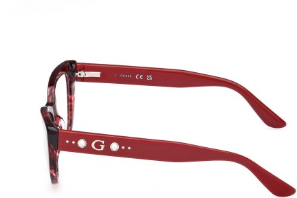 Okulary korekcyjne Guess GU50175 068 Kocie oczy Czerwone