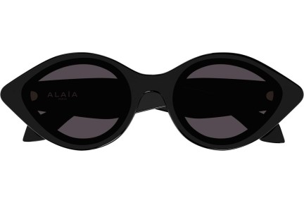 Solbriller Alaia AA0069S 001 Oval Sort